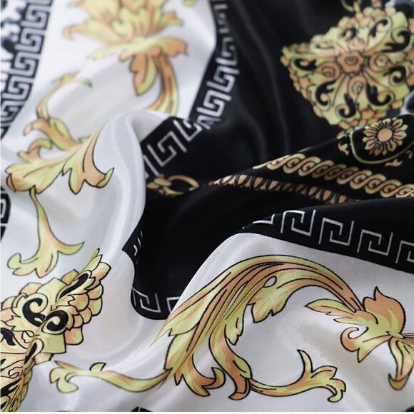 Black and gold Scarf 